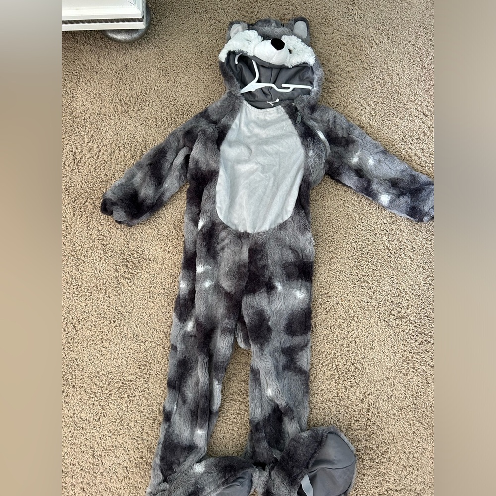 Grey Wolf Kids Costume 4T-5T